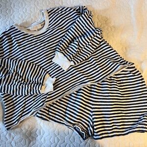 THE GREAT Striped Pajama Set